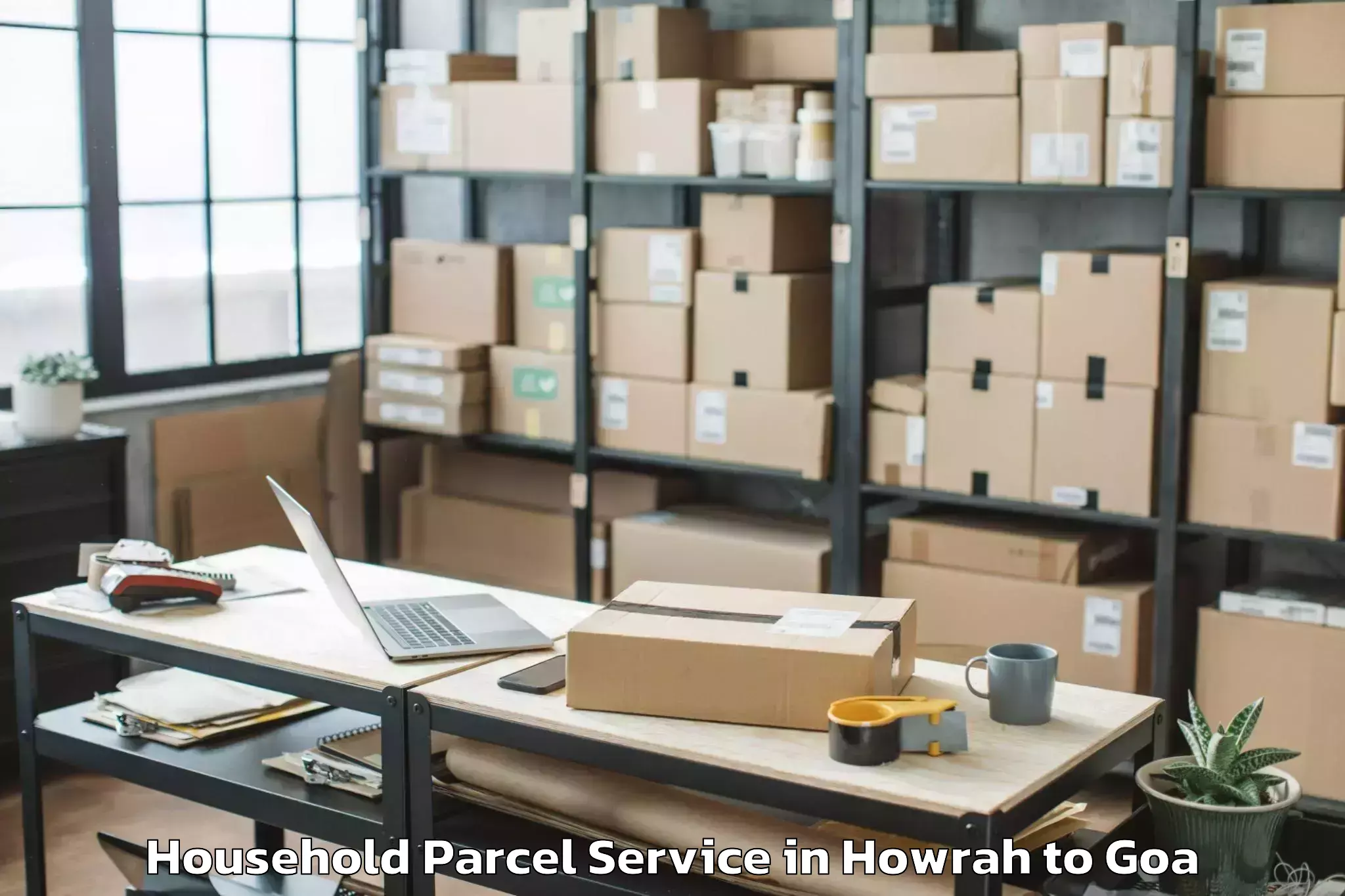 Hassle-Free Howrah to Curchorem Household Parcel